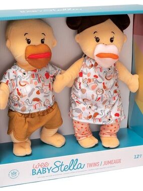 NIB Wee Baby Stella Twins by Manhattan Toy Company